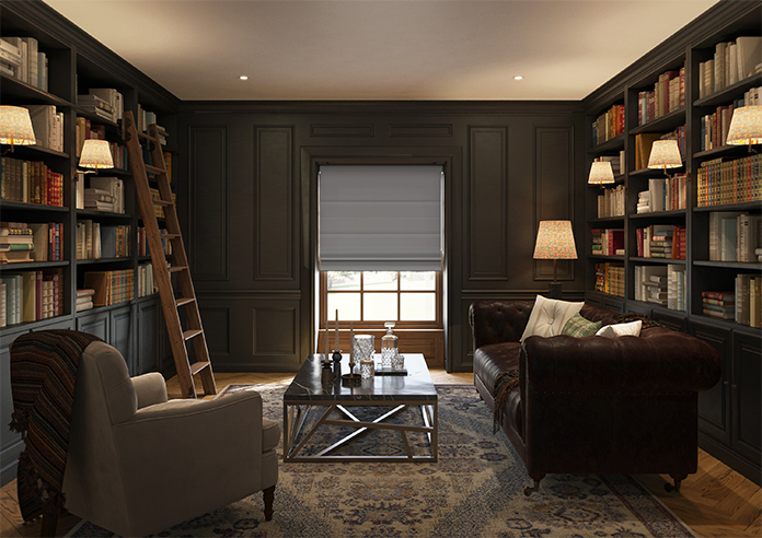 Menton, Tempered Grey - Roman Blind - Image 8